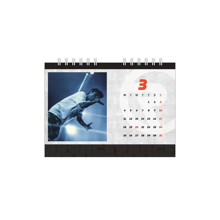 【ORANGE RANGE】ORANGE RANGE 卓上カレンダー2024