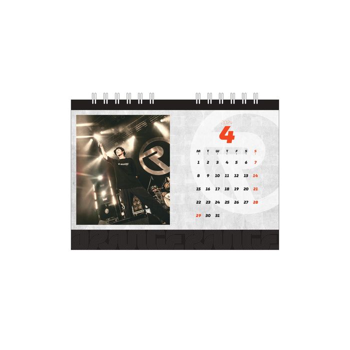 【ORANGE RANGE】ORANGE RANGE 卓上カレンダー2024