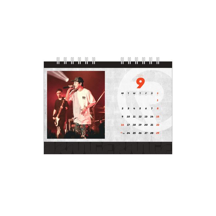 【ORANGE RANGE】ORANGE RANGE 卓上カレンダー2024