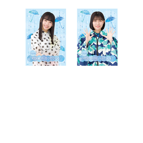 STU48 個別A4クリアポスター(レインコート衣装)