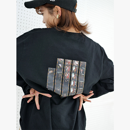 【美山加恋】美山加恋をこっそり背負う!FILMロングTシャツ