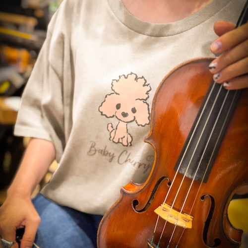 Baby Cherry ワイドTシャツ[ストーン]