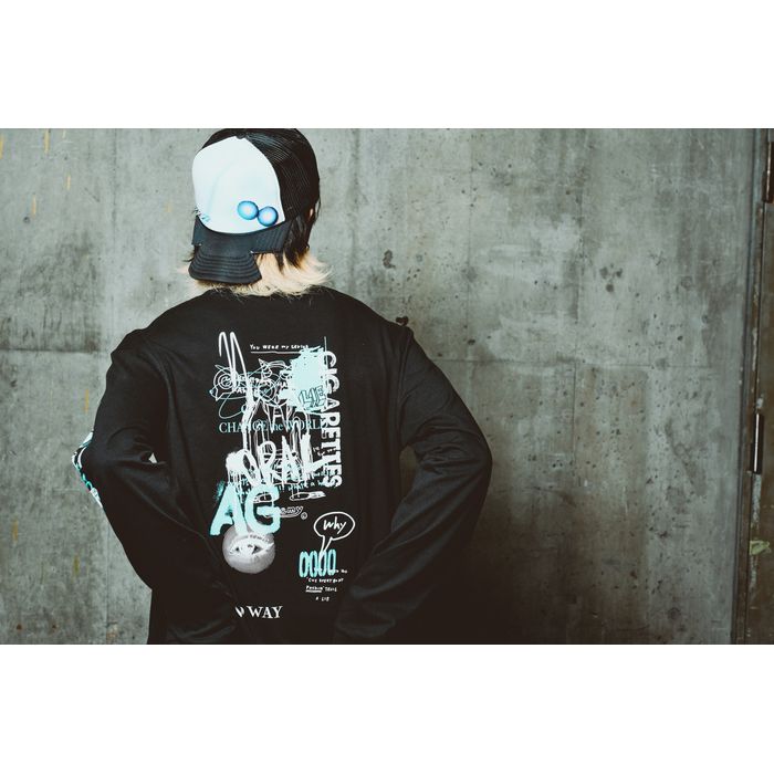 AG0000 ロンT/ブラック