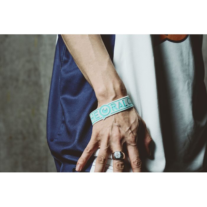 目玉ロゴラバーバンド/ホワイト