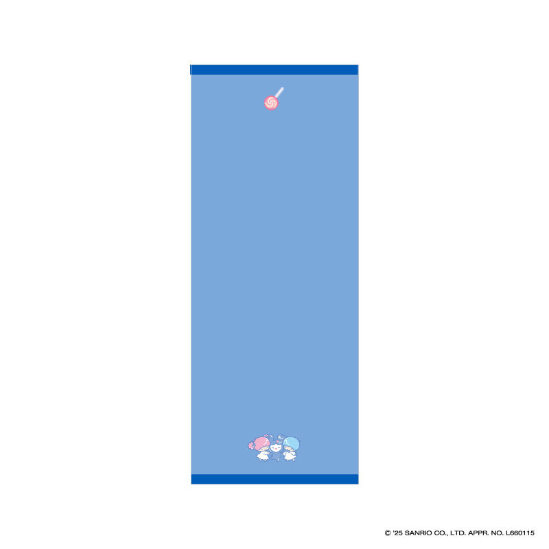 TWICE LOVELYS×SANRIO CHARACTERS フェイスタオル【TZUVELY×LITTLE TWIN STARS】