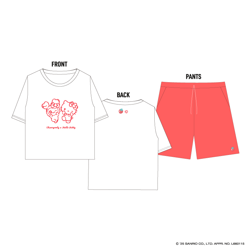 TWICE LOVELYS×SANRIO CHARACTERS セットアップ【CHAENGVELY×HELLO KITTY】