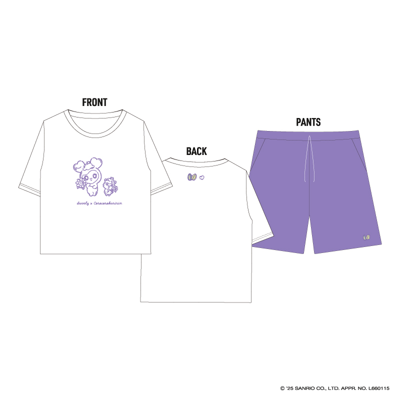 TWICE LOVELYS×SANRIO CHARACTERS セットアップ【SAVELY×COROCOROKURIRIN】