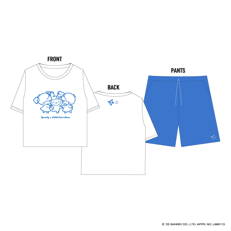 TWICE LOVELYS×SANRIO CHARACTERS セットアップ【TZUVELY×LITTLE TWIN STARS】