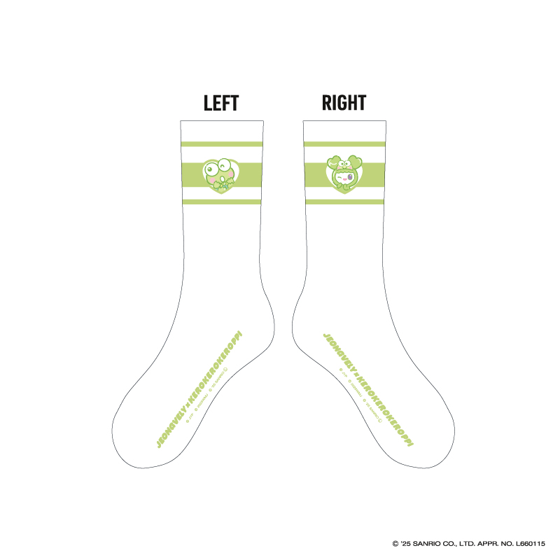 TWICE LOVELYS×SANRIO CHARACTERS ソックス【JEONGVELY×KEROKEROKEROPPI】
