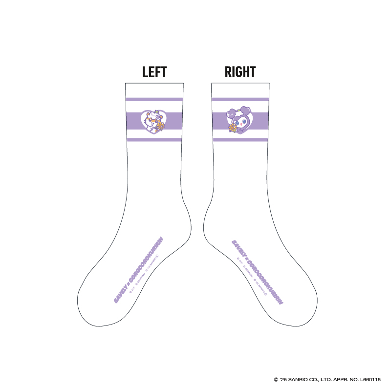 TWICE LOVELYS×SANRIO CHARACTERS ソックス【SAVELY×COROCOROKURIRIN】