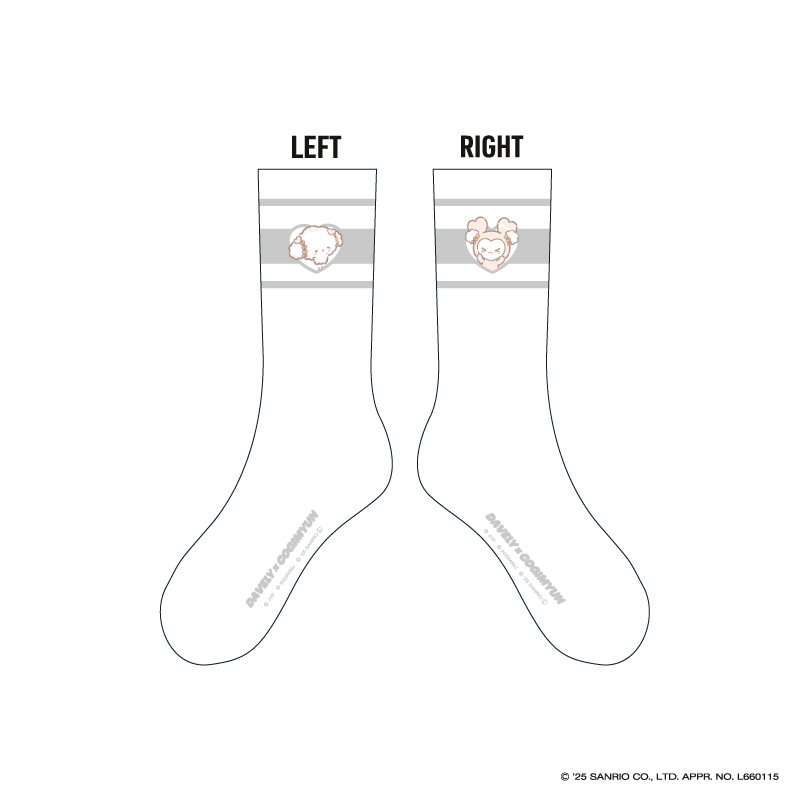 TWICE LOVELYS×SANRIO CHARACTERS ソックス【DAVELY×COGIMYUN】