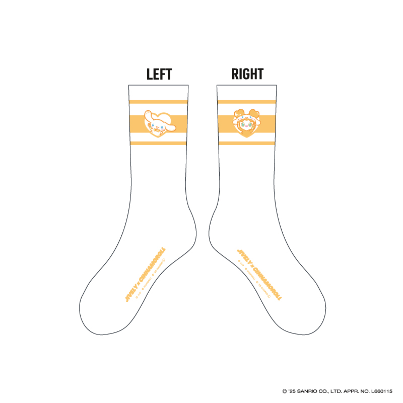 TWICE LOVELYS×SANRIO CHARACTERS ソックス【JIVELY×CINNAMOROLL】