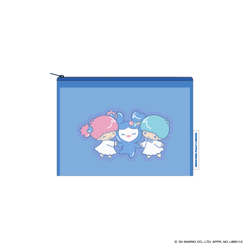 TWICE LOVELYS×SANRIO CHARACTERS メッシュポーチ【TZUVELY×LITTLE TWIN STARS】