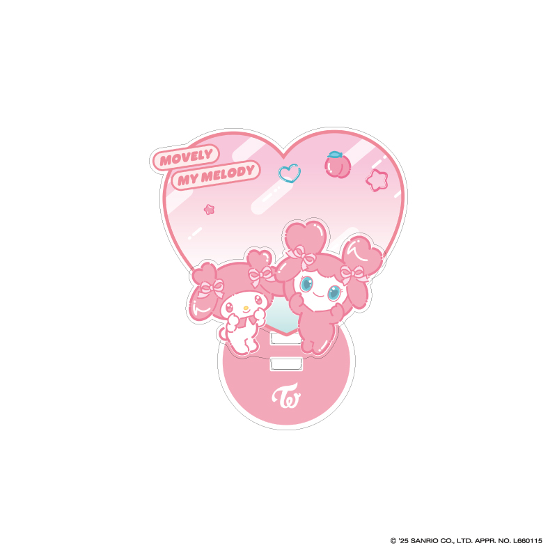 TWICE LOVELYS×SANRIO CHARACTERS アクリルスタンド【MOVELY×MY MELODY】