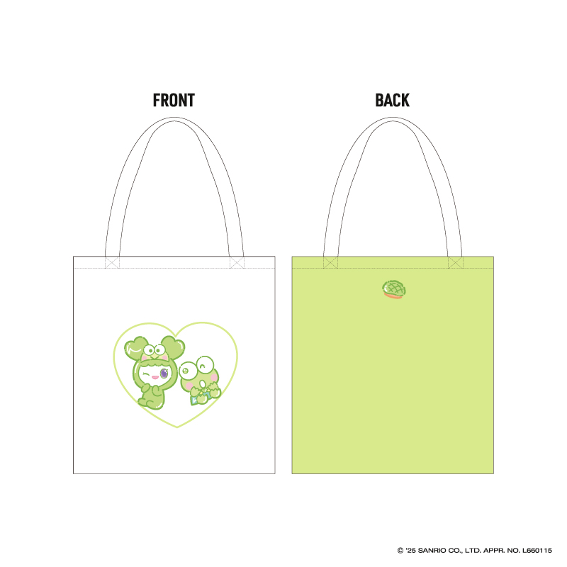 TWICE LOVELYS×SANRIO CHARACTERS トートバッグ【JEONGVELY×KEROKEROKEROPPI】