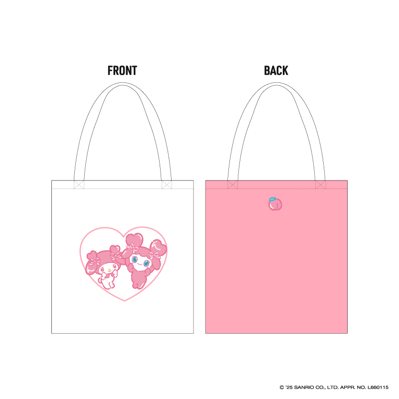 TWICE LOVELYS×SANRIO CHARACTERS トートバッグ【MOVELY×MY MELODY】