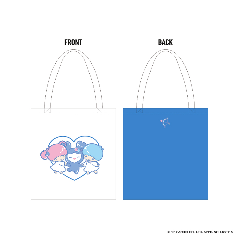 TWICE LOVELYS×SANRIO CHARACTERS トートバッグ【TZUVELY×LITTLE TWIN STARS】