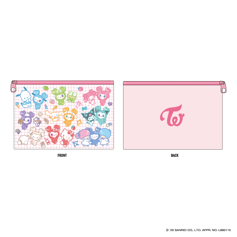 TWICE LOVELYS×SANRIO CHARACTERS クリアポーチ