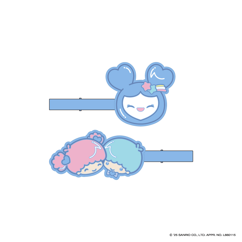 TWICE LOVELYS×SANRIO CHARACTERS マルチクリップ【TZUVELY×LITTLE TWIN STARS】
