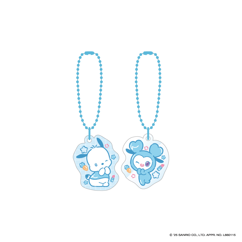 TWICE LOVELYS×SANRIO CHARACTERS アクリルキーホルダーセット【NAVELY×POCHACCO】