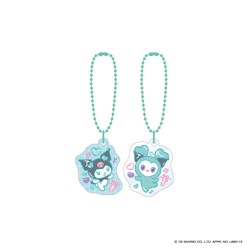 TWICE LOVELYS×SANRIO CHARACTERS アクリルキーホルダーセット【MIVELY×KUROMI】