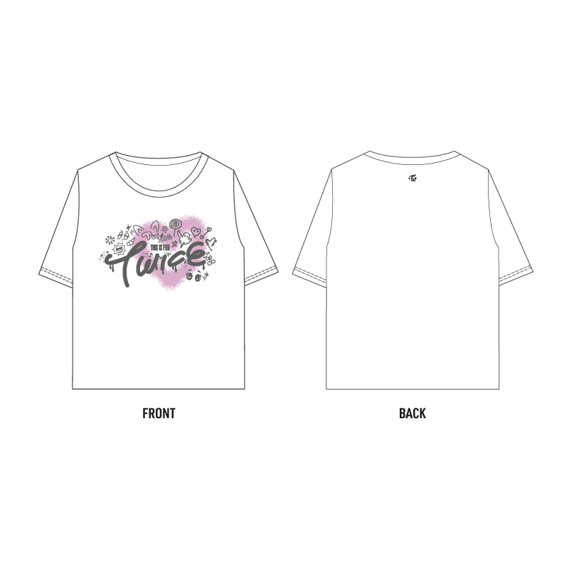 Tシャツ〈WHITE〉 Designed by TWICE