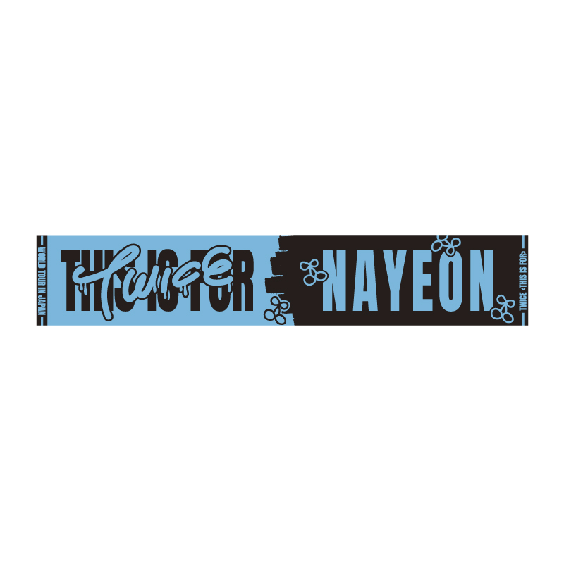 マフラータオル【NAYEON】  Designed by NAYEON