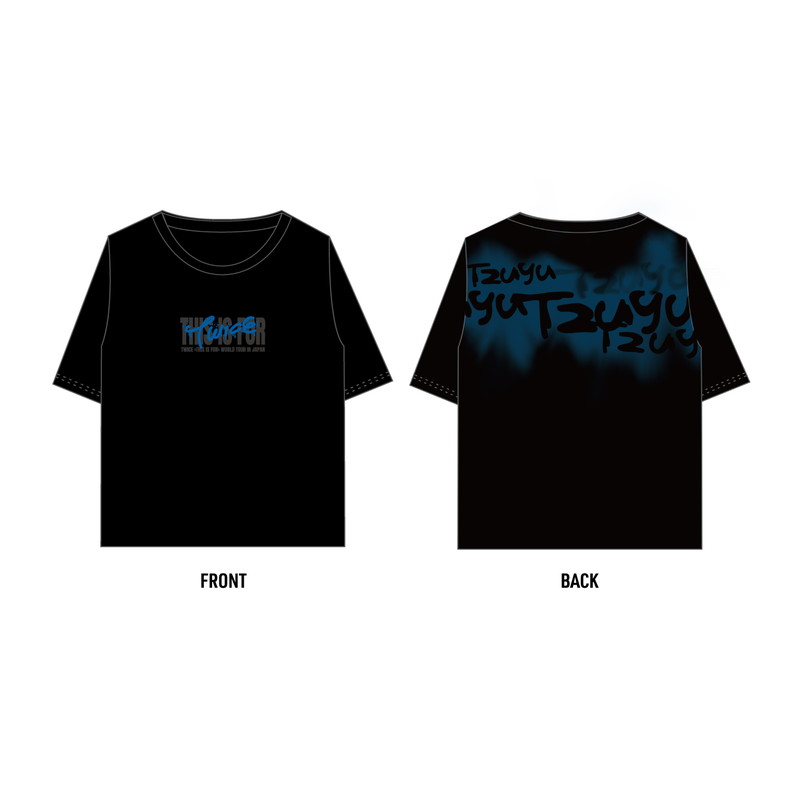 Tシャツ〈BLACK〉/ TZUYU