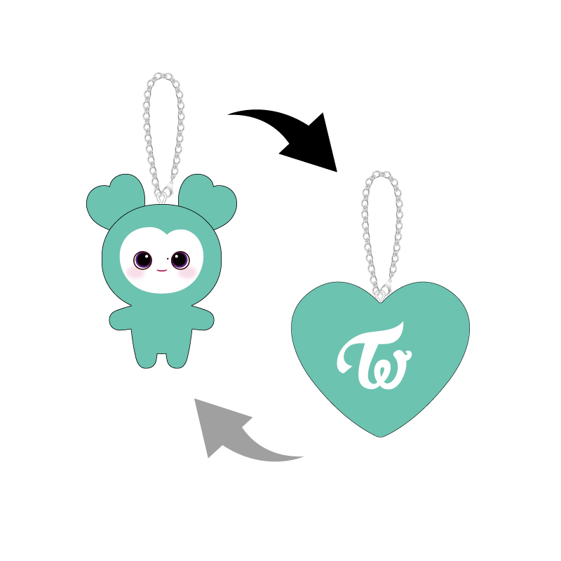 BABY LOVELYS リバーシブルバッグチャーム【Baby MIVELY】