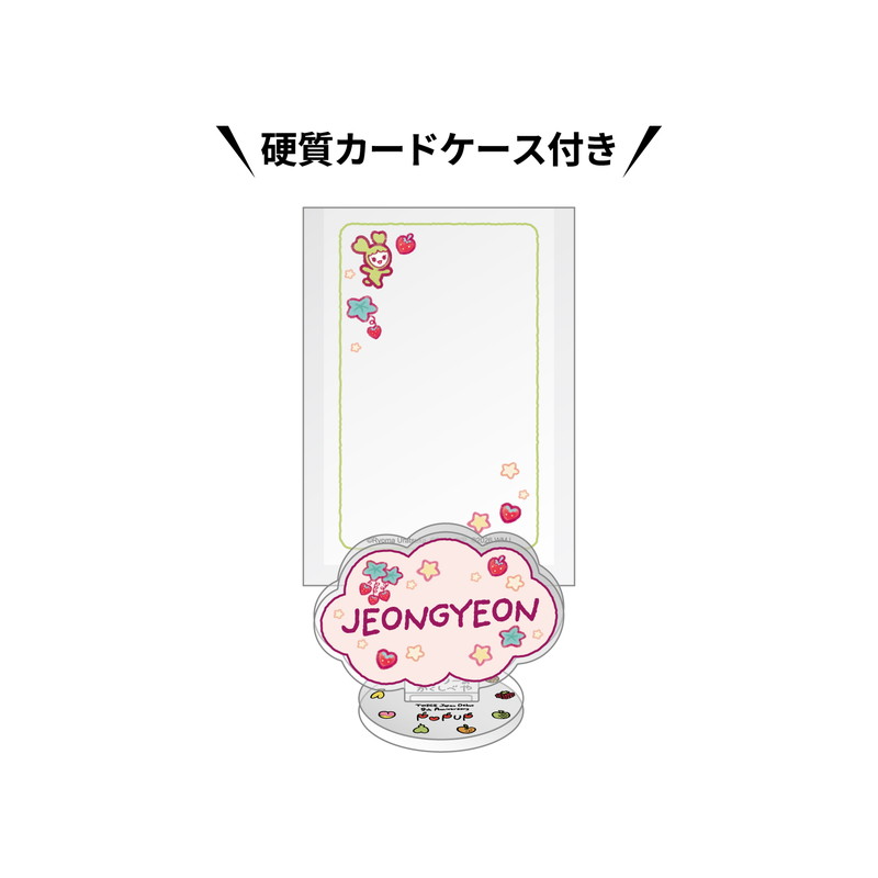 TWICE LOVELYS アクリルクリップスタンド【JEONGVELY】
