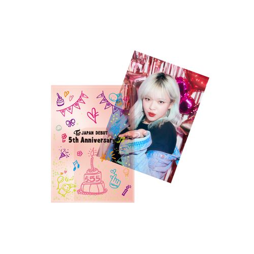 TWICE JAPAN DEBUT 5th Anniversary Goods グリッターファイル&ポスターセット【JEONGYEON】