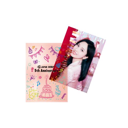 TWICE JAPAN DEBUT 5th Anniversary Goods グリッターファイル&ポスターセット【MINA】