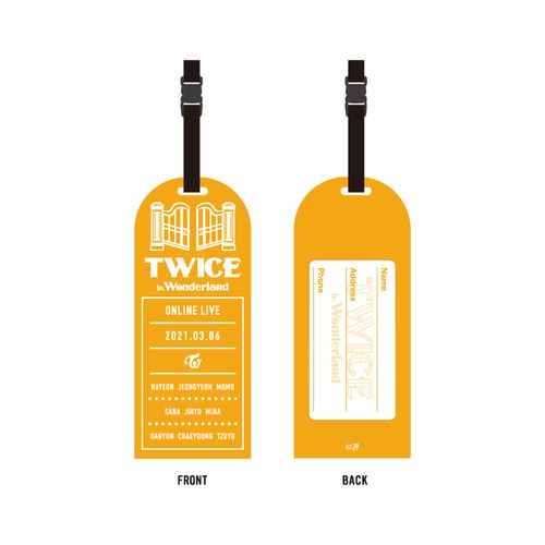 TWICE 『TWICE in Wonderland』  ラバータグ
