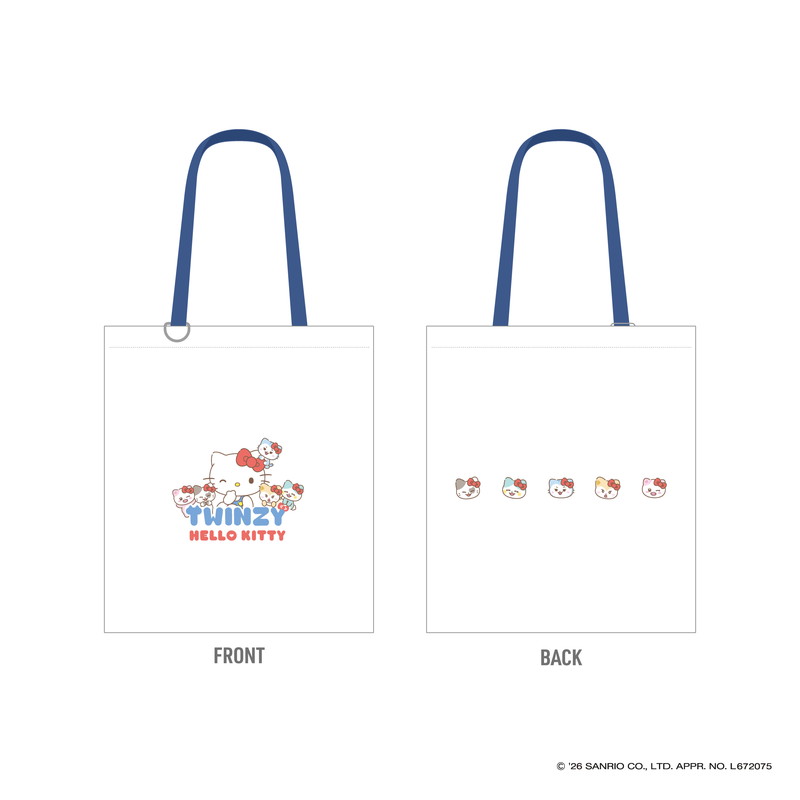 TWINZY × HELLO KITTY トートバッグ