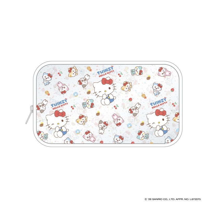 TWINZY × HELLO KITTY グリッターポーチ