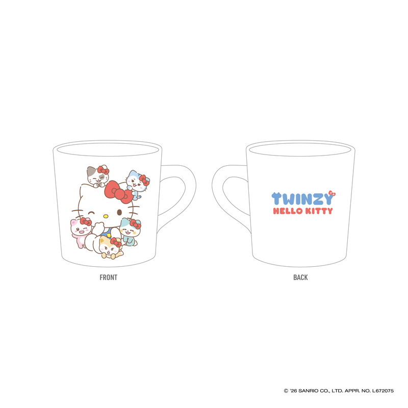 TWINZY × HELLO KITTY マグカップ