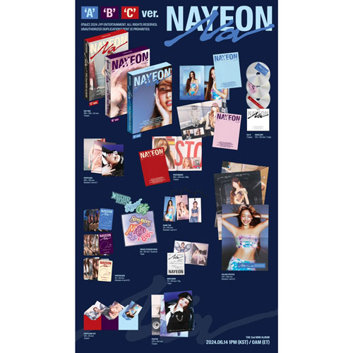 NAYEON 2nd Mini Album『NA』輸入盤 3バージョンセット