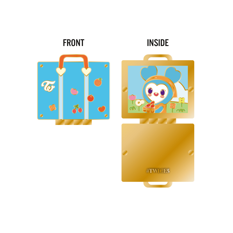 TWICE LOVELYS ヒンジピンバッチ【NAVELY】