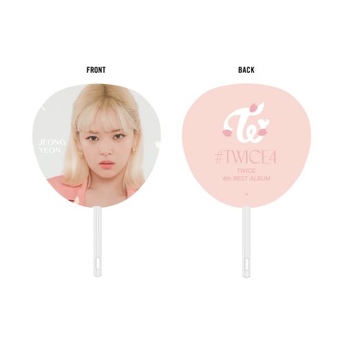4th BEST ALBUM 『#TWICE4』リリース記念グッズ うちわ【JEONGYEON】