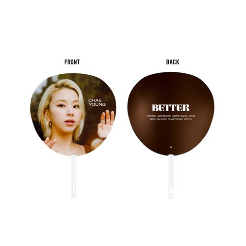 TWICE JAPAN 7th SINGLE「BETTER」リリース記念グッズ  うちわ【CHAEYOUNG】