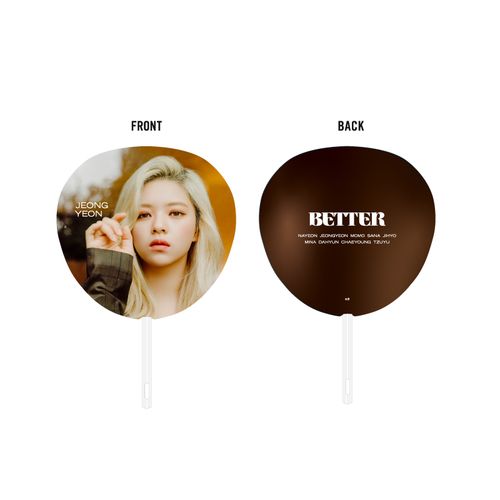 TWICE JAPAN 7th SINGLE「BETTER」リリース記念グッズ  うちわ【JEONGYEON】