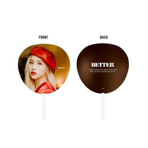 TWICE JAPAN 7th SINGLE「BETTER」リリース記念グッズ  うちわ【MINA】