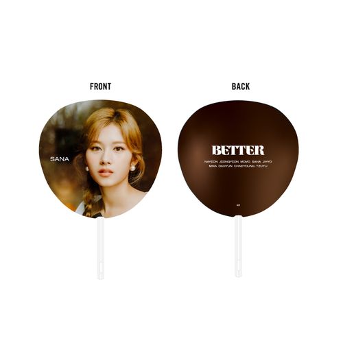 TWICE JAPAN 7th SINGLE「BETTER」リリース記念グッズ  うちわ【SANA】
