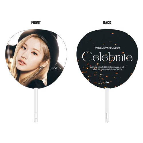 TWICE JAPAN 4th ALBUM 『Celebrate』リリース記念グッズ うちわ【SANA】