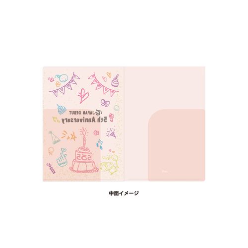 TWICE JAPAN DEBUT 5th Anniversary Goods グリッターファイル&ポスターセット【MOMO】