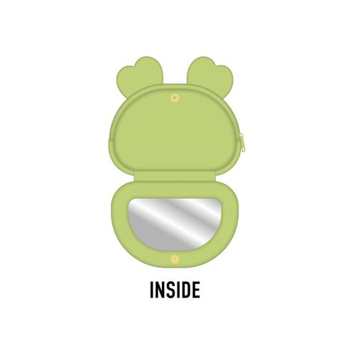 TWICE LOVELYS ミラー付きポーチ【JEONGVELY】