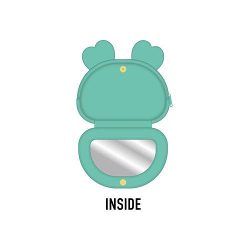 TWICE LOVELYS ミラー付きポーチ【MIVELY】