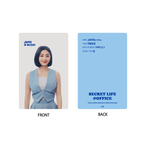 TWICE JAPAN SEASON'S GREETINGS 2023 "SECRET LIFE @OFFICE" カードホルダー&IDカード【JIHYO】