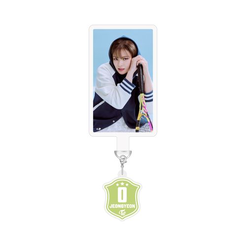 アクリルチャーム付きフォンタブ【JEONGYEON】