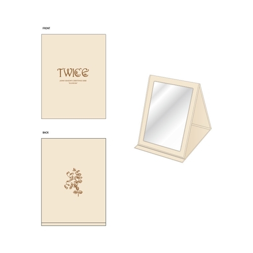 TWICE JAPAN SEASON'S GREETINGS 2020 "ILLUSION" SPECIAL GOODS ミラー/NATURAL